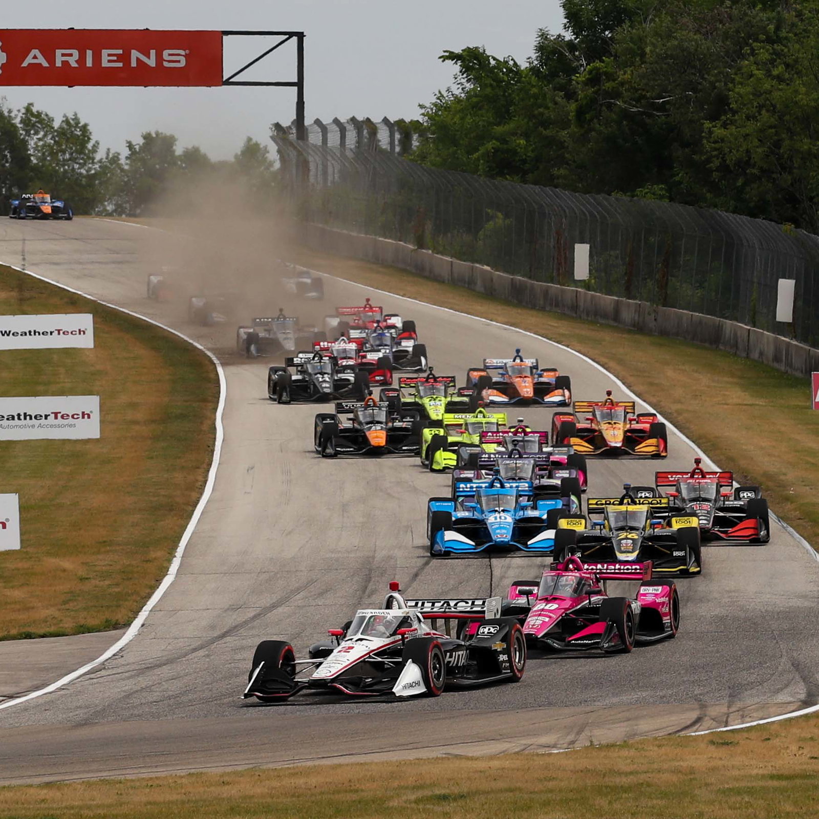 IndyCar at Road America in Elkhart Lake, Wisconsin